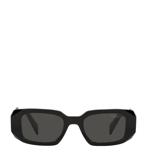 prada black rectangle sunglasses black|prada sunglasses black friday.